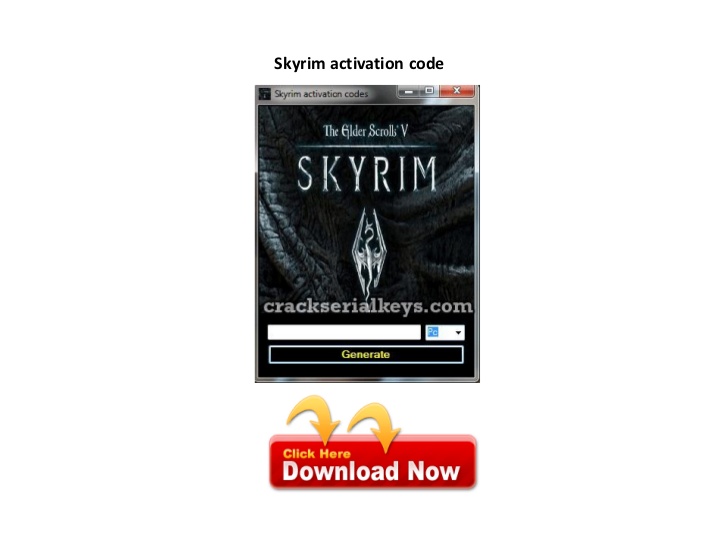 Skyrim Pc Activation Code Generator